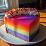 REGENBOGEN-KÄSEKUCHEN