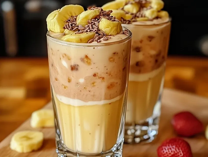 moothie bananowo-orzechowe