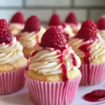 weisse schokolade-himbeer-cupcakes