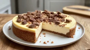 Kinder Bueno-Käsekuchen mit Keksboden