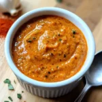 hausgemachte Paprika-Knoblauch-Sauce