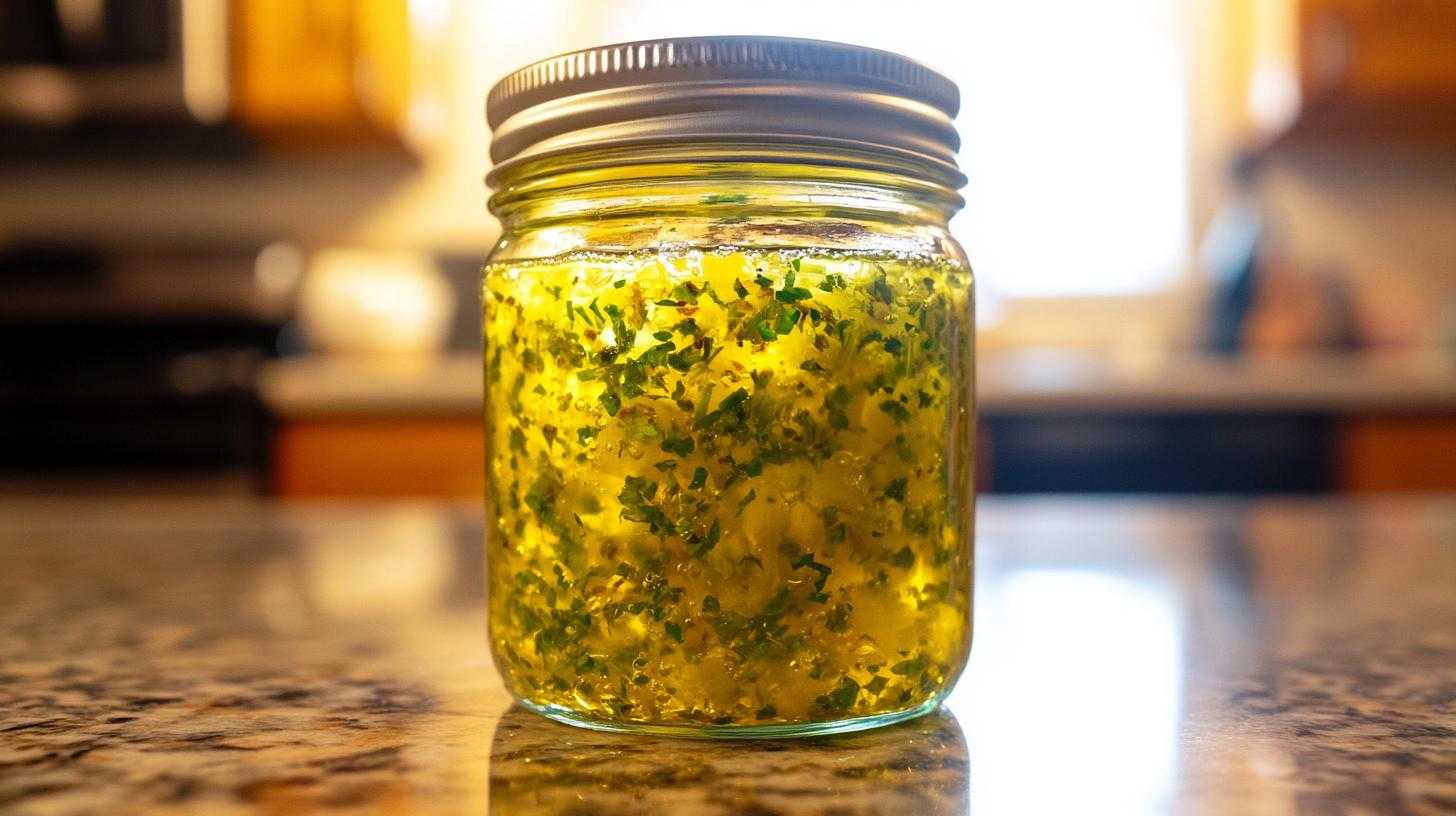 hausgemachte zitronen-knoblauch-vinaigrette - detail 3