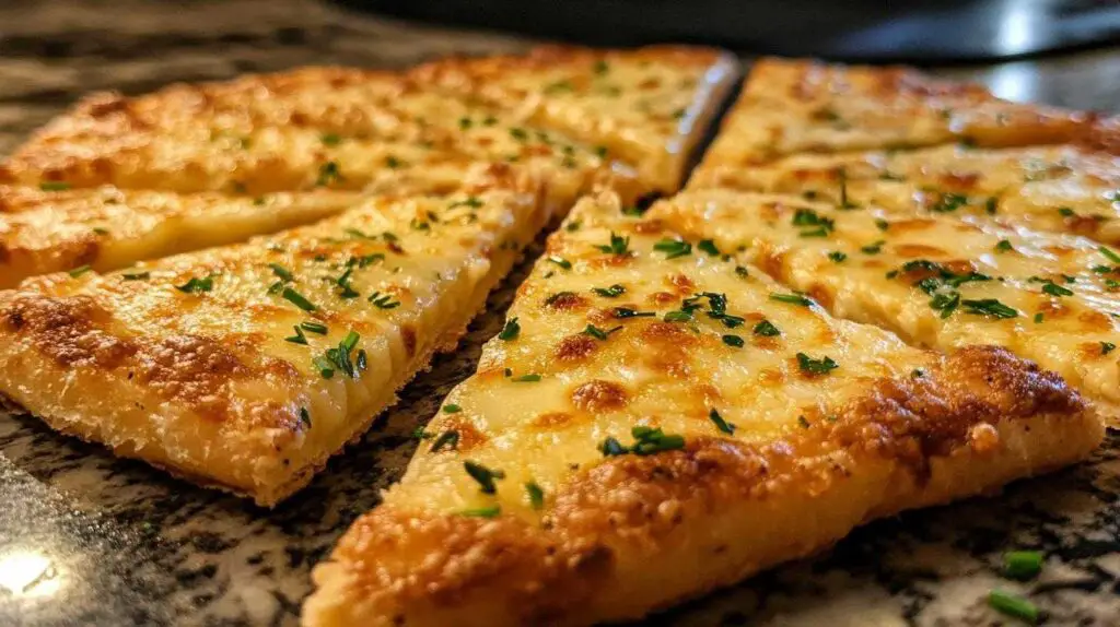 knusprige käsedreiecke mit knoblauch-kräuterfüllung