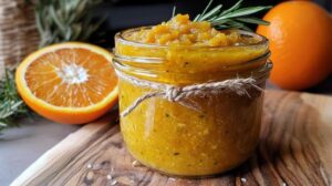 orangen-knoflauch-dressing mit rosmarin