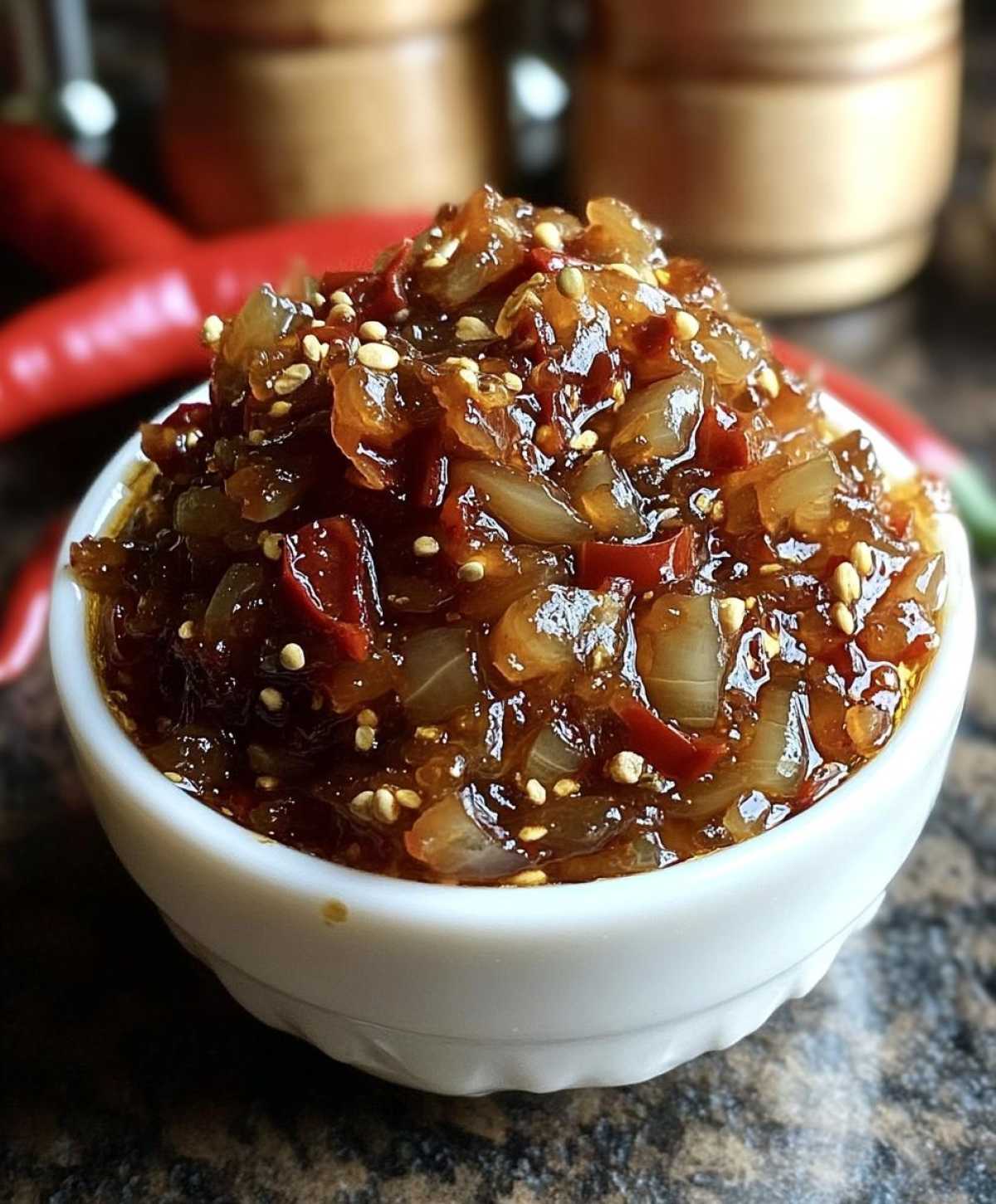 paprika-zwiebel-chutney zum grillen - detail 2
